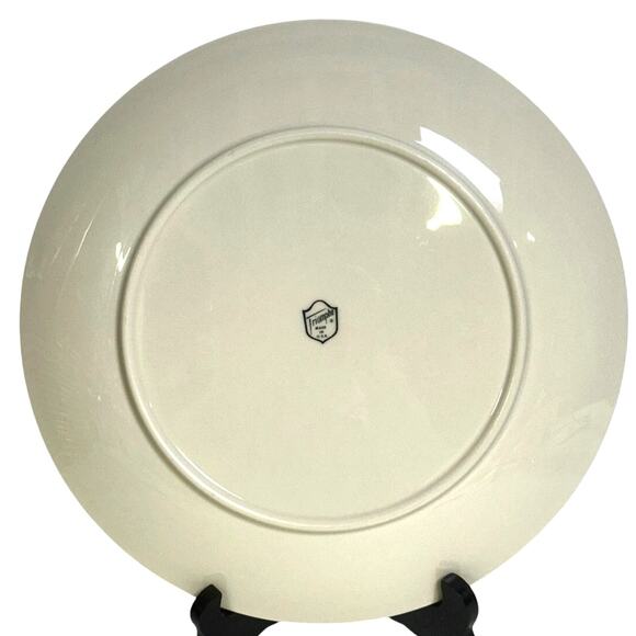 Royal Devon Triomphe Retired 'Christmas' Platinum Trim 10.75" Dinner Plates-Rare - Picture 4 of 5